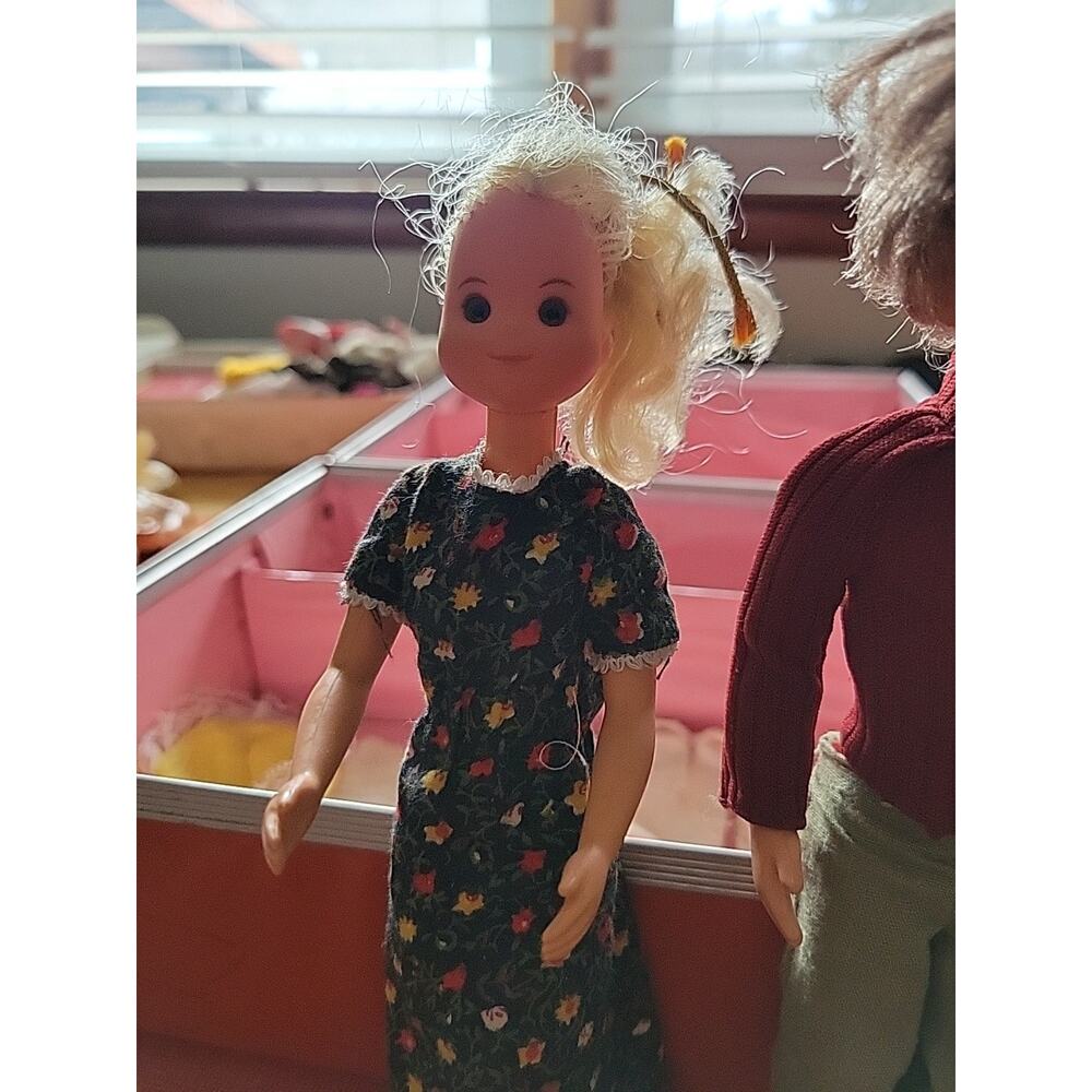 Vintage Mattel Sunshine Family Dolls Man & Woman 1973 - Picture 7 of 16